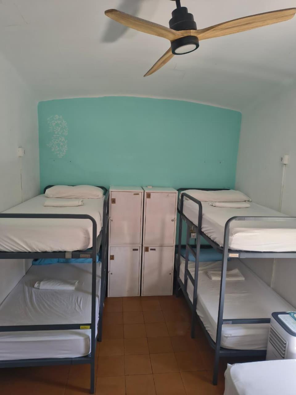 Einzelbett im gemischten Schlafsaal